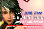 FREE 10% CiB Mall Points!