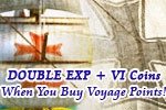 Voyage International: FREE Double Exp & VI Coins!