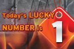 Lucky Number for 17th September 2008: 1 (ONE)