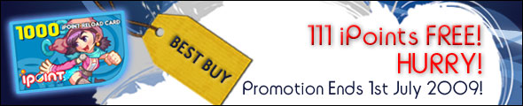 1000 Game Flier iPoints, FREE 111 iPoints!