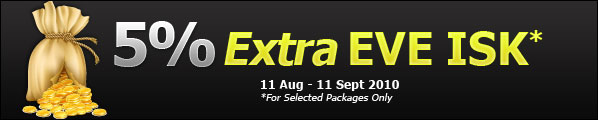 EVE ISK 5% Extra