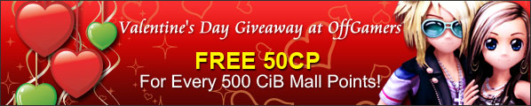 Free CiB Mall Points, Only At OffGamers!
