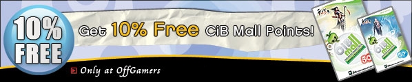 Free CiB Mall Points, Only At OffGamers!
