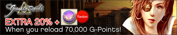 Granado Espada SEA: Extra 14,000 G-Points & Random Angel Wings When You Reload 70,000 G-Points!