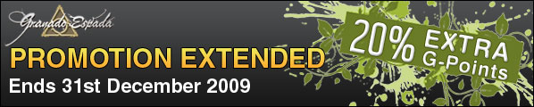 Granado Espada SEA: +20% Extra G-Points