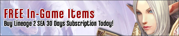 Lineage 2 L2 SEA 30 Day Reload: FREE Items!
