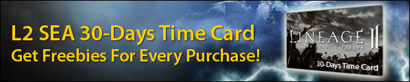 L2 SEA 30-Days Time Card: Freebies With Every Purchase!
