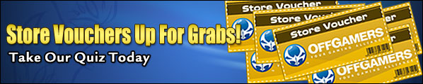 Take The Quiz, Win Store Vouchers!