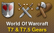 World Of Warcraft WOW Level 80 T7/T7.5 Gears