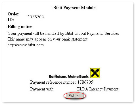 ELBA Internet Payment