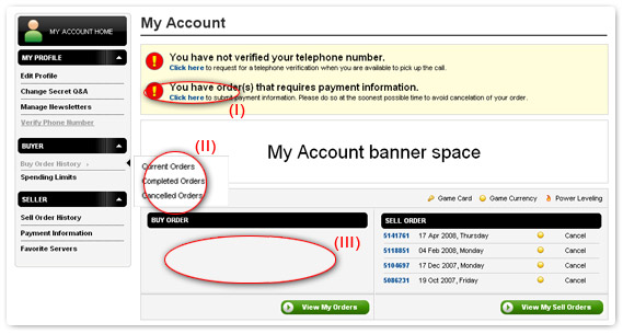 OffGamers My Account