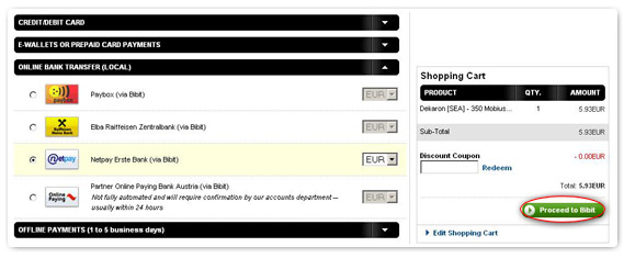Netpay Erste Bank