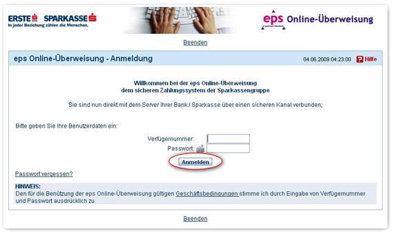 Netpay Erste Bank