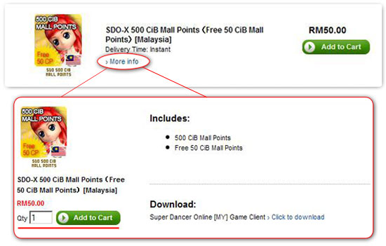 Buy CiB Mall Points - Step 4