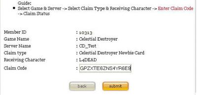Celestial Destroyer Newbie Card - Step 7a
