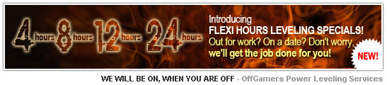 WOW FLEXI HOURS LEVELING SPECIALS